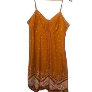 MUDD TANK DRESS, Gold, Size L